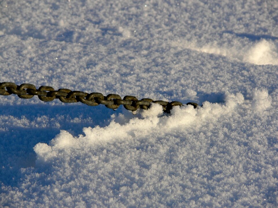 Iron rusty winter