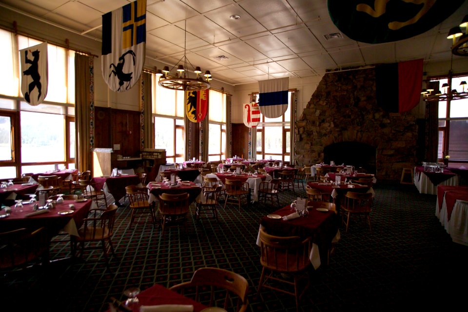 Many Glacier Hotel Dinning Room