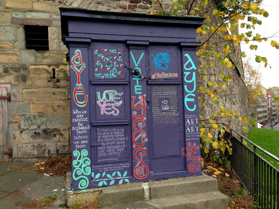 Yes Votes at Flodden Wall