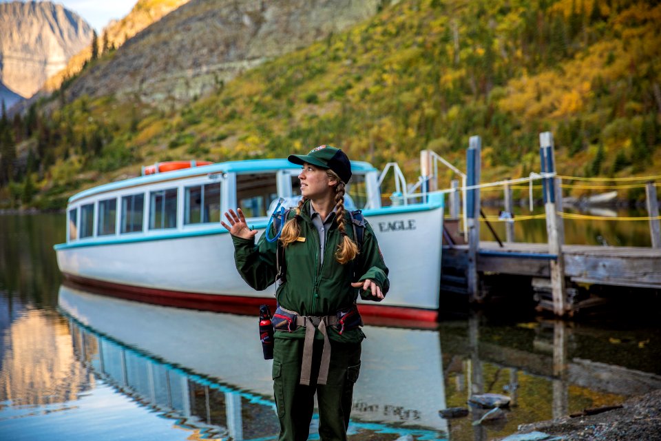 Park Ranger Leading a Hike