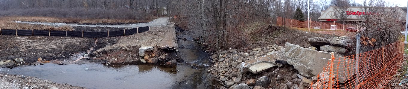 Pond Lily Dam site panorama