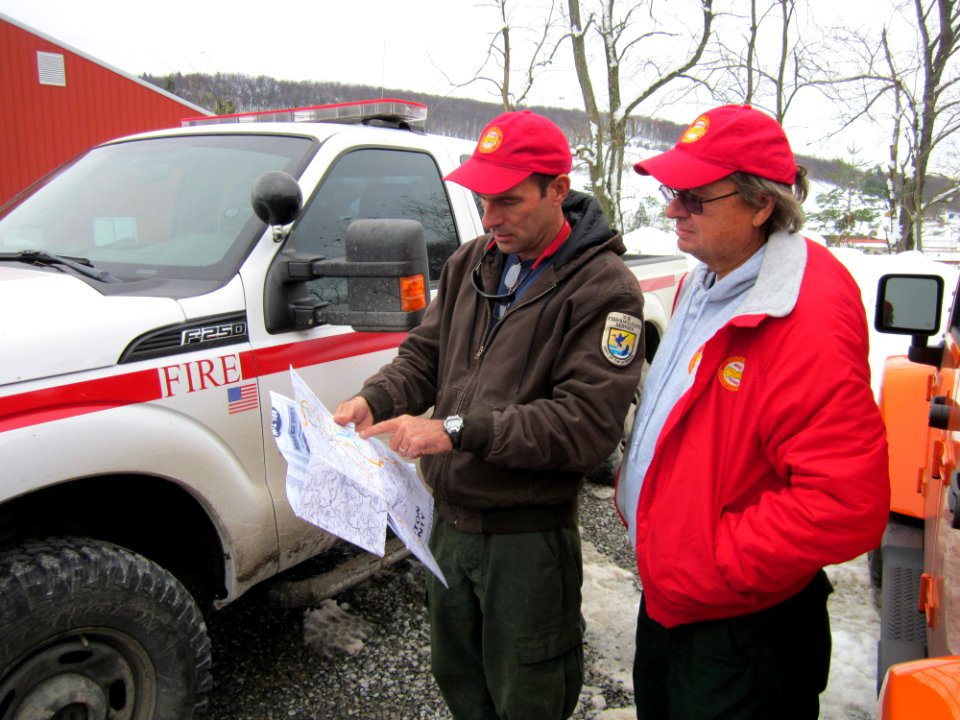 U.S. Fish and Wildlife Service employees help West Virginia