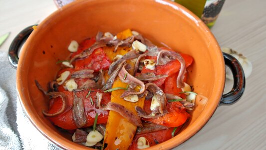 Oil marinated food
