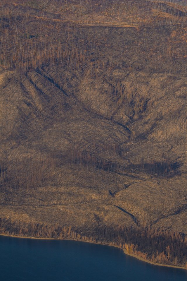 Howe Ridge after the 2018 wildfire