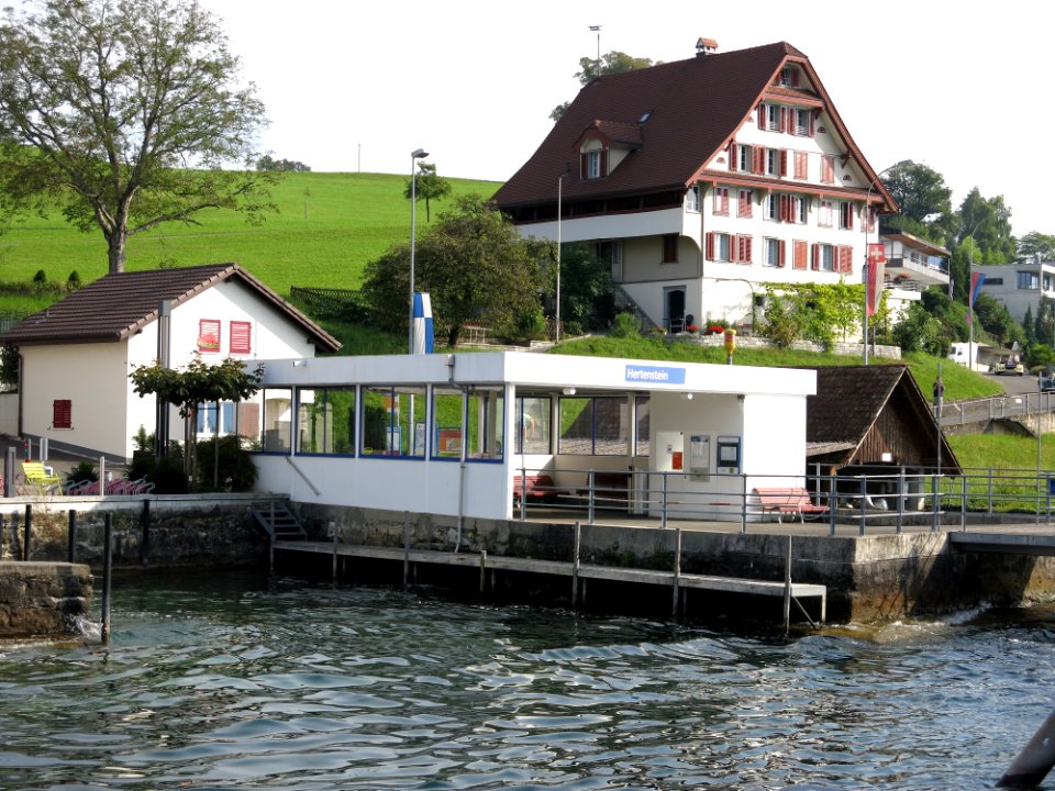 Travelling on the Lake Lucerne aboard the steam ship DS Uri
