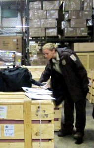 Warehouse paperwork photo