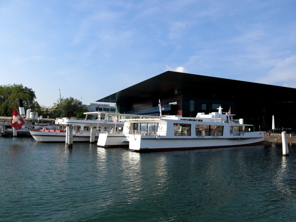 Travelling on the Lake Lucerne aboard the steam ship DS Uri