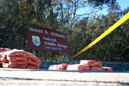 Damage at Stewart B. McKinney National Wildlife Refuge (CT)