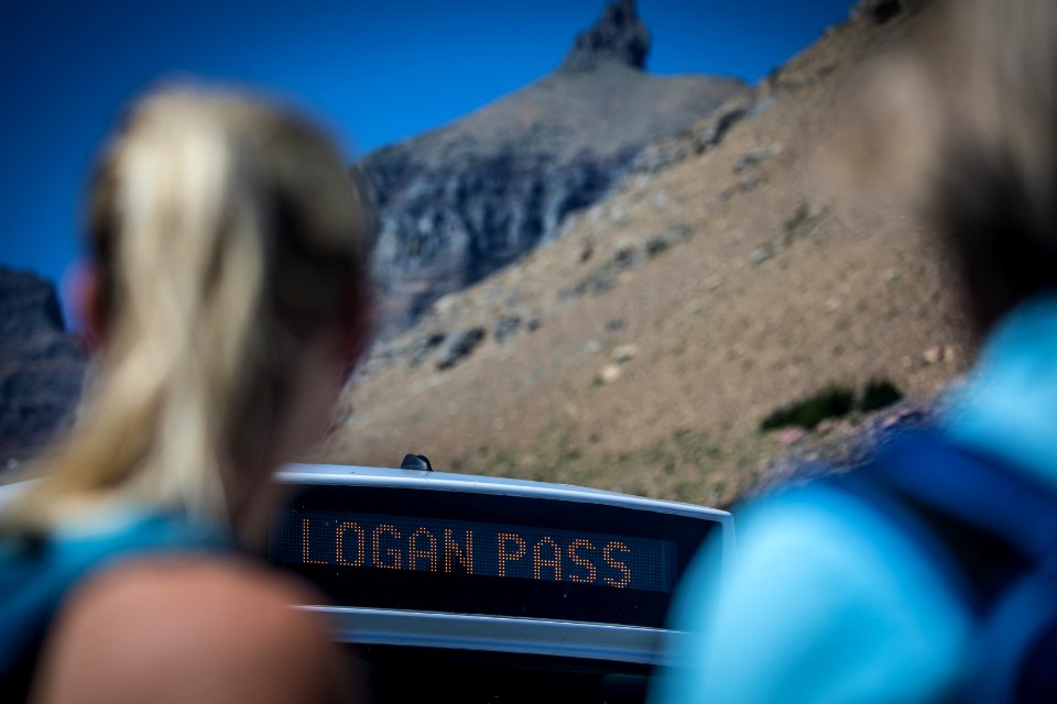 Free Shuttle at Logan Pass