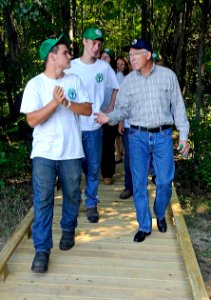 Secretary Salazar visit to Great Bay
