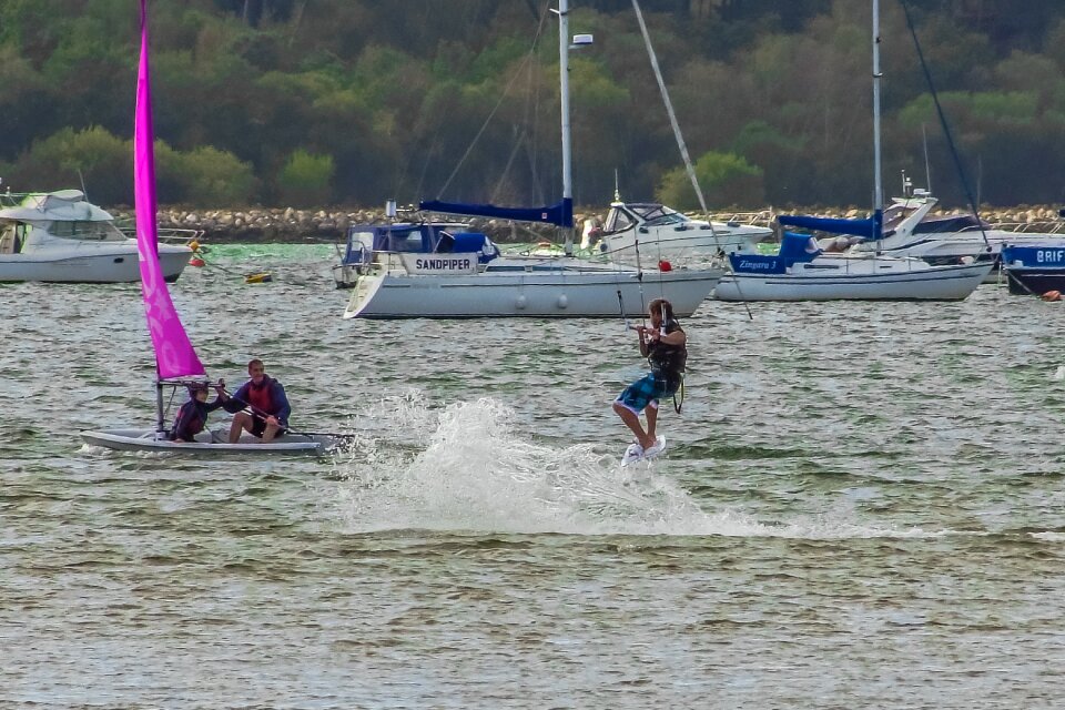 Poole surfboard sea