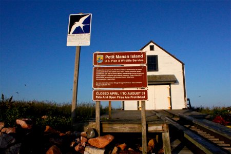 Petit Manan Island Signs
