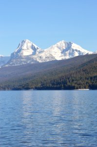 Lake McDonald with Mt. Edwards and Gunsight Mountain