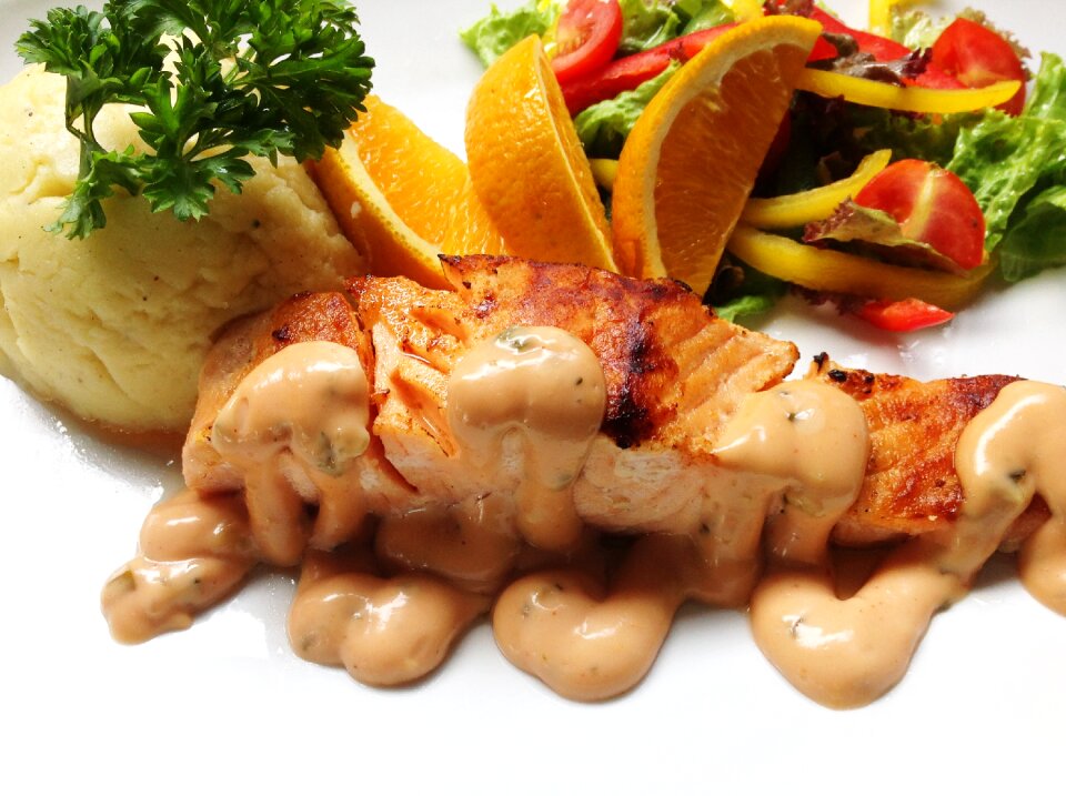 Meal grilled delicious