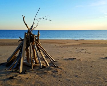 Beach Teepee at Parker River National Wildlife Refuge photo