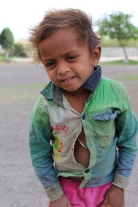 Boy childhood orphan