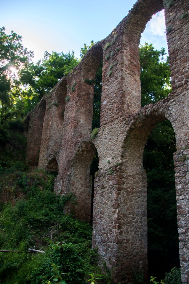 Lazio dead city monterano