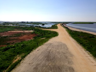 Forsythe wildlife drive after hurricane repairs