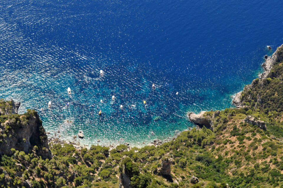 Blue summer scenic
