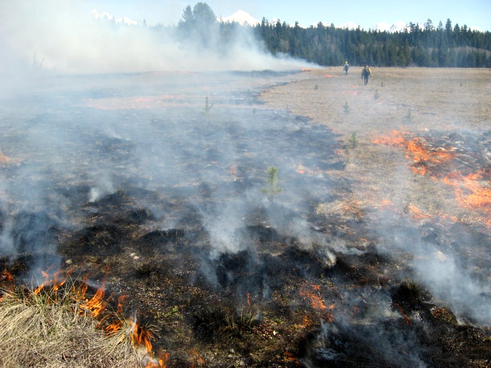 Prescribed Burn, Big Prairie, North Fork Area, 5-1-2014