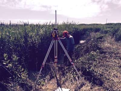 Sachuest Point National Wildlife Refuge - Maidford Marsh Laser Measurement photo