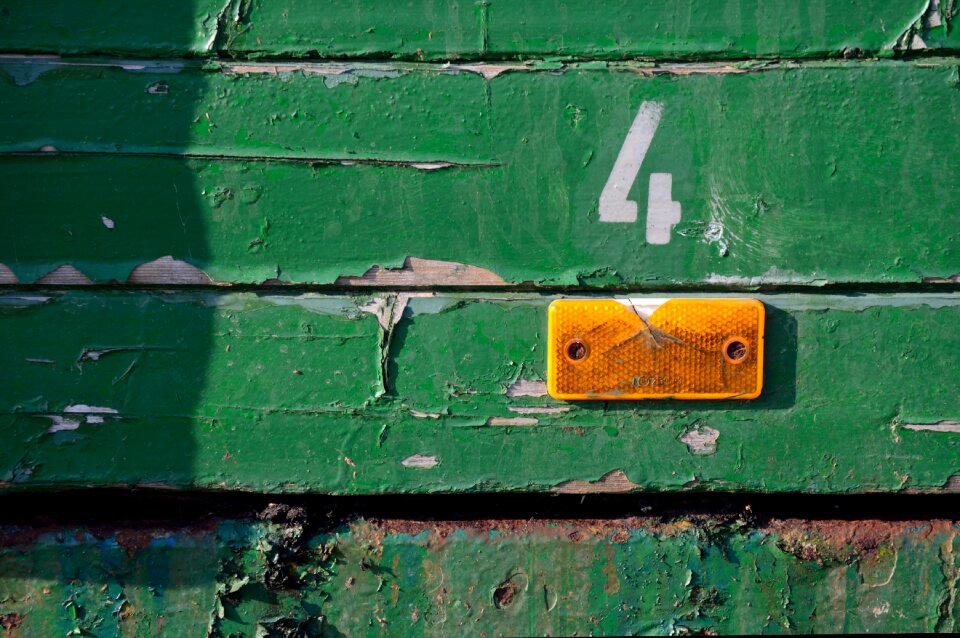Yellow number four