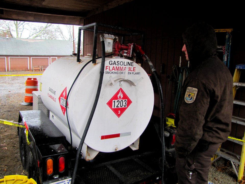 Fuel tank at Long Island National Wildlife Refuge (NY)