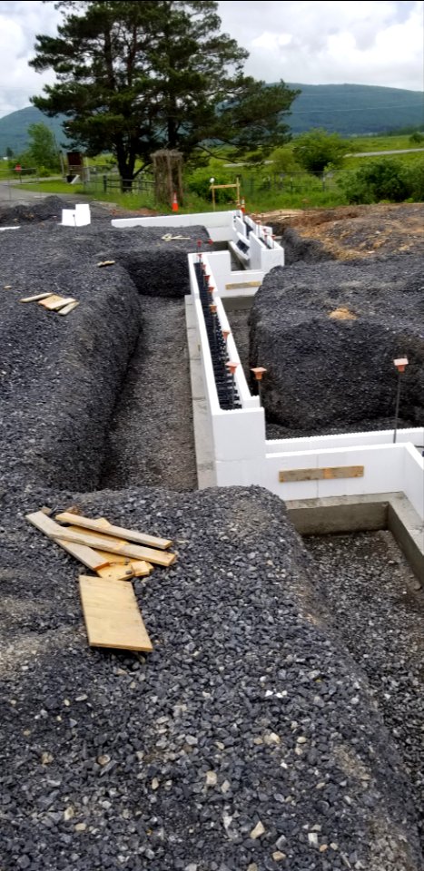 CVNWR Insulated Concrete forms on south end