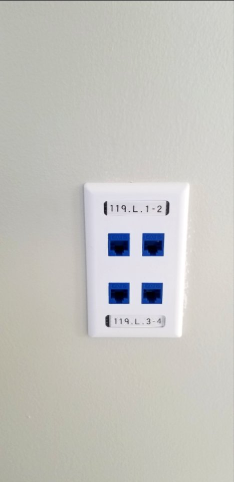 Canaan Valley National Wildlife Refuge Ethernet ports in open office