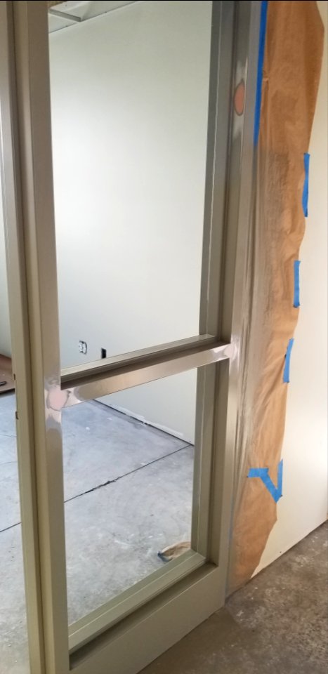 Canaan Valley National Wildlife Refuge Interior metal door prep