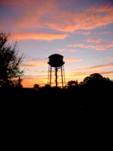 Crescent Lake Water Tower at Sunrise
