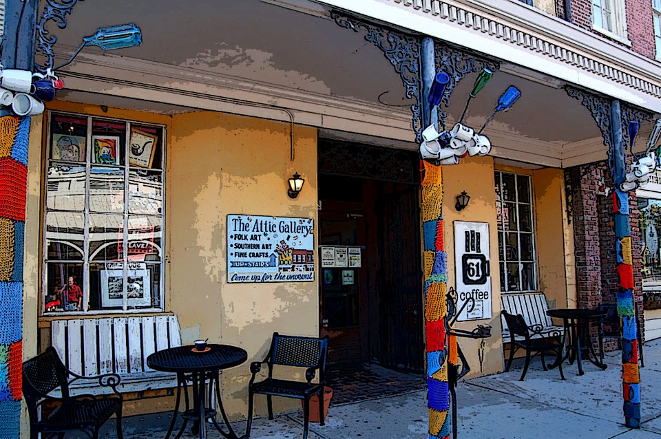 The Attic Gallery and 61 Coffee House