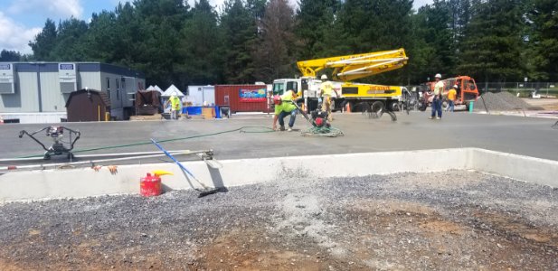 CVNWR Concrete finish work