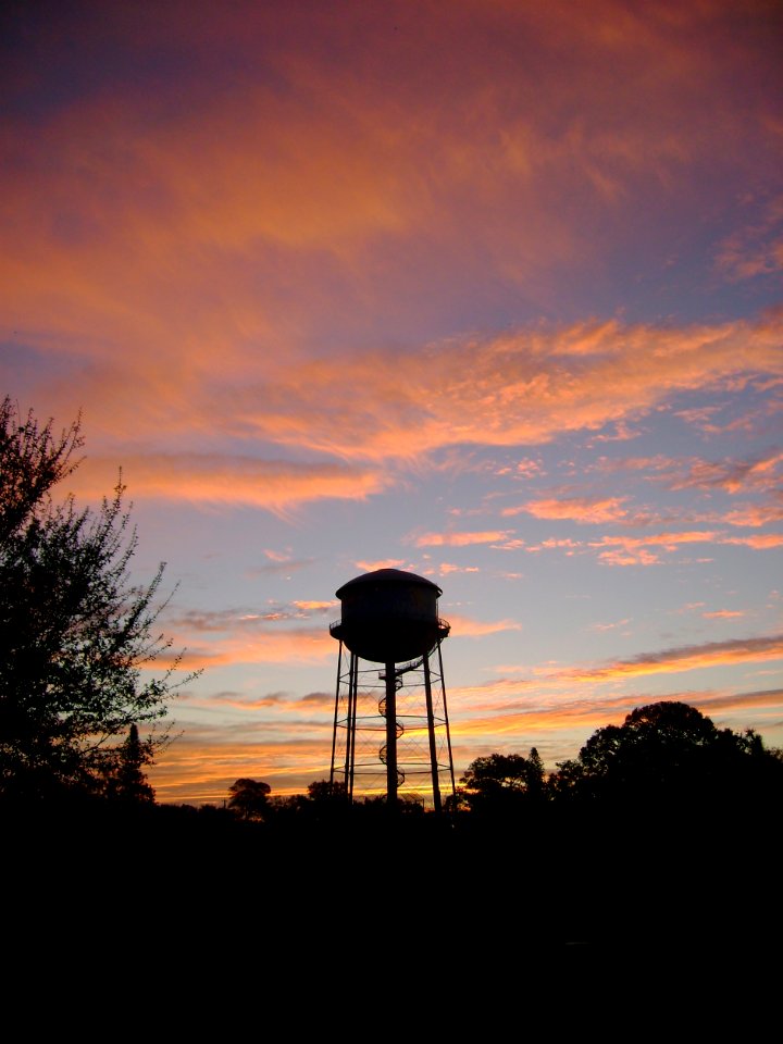 Crescent Lake Water Tower at Sunrise