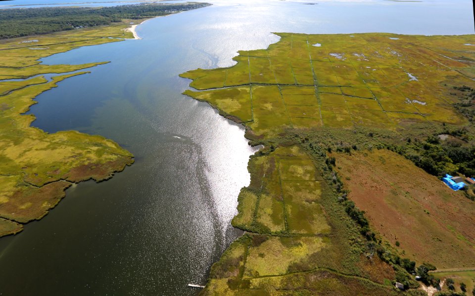 Aerial view of the Wertheim National Wildlife Refuge - 2016