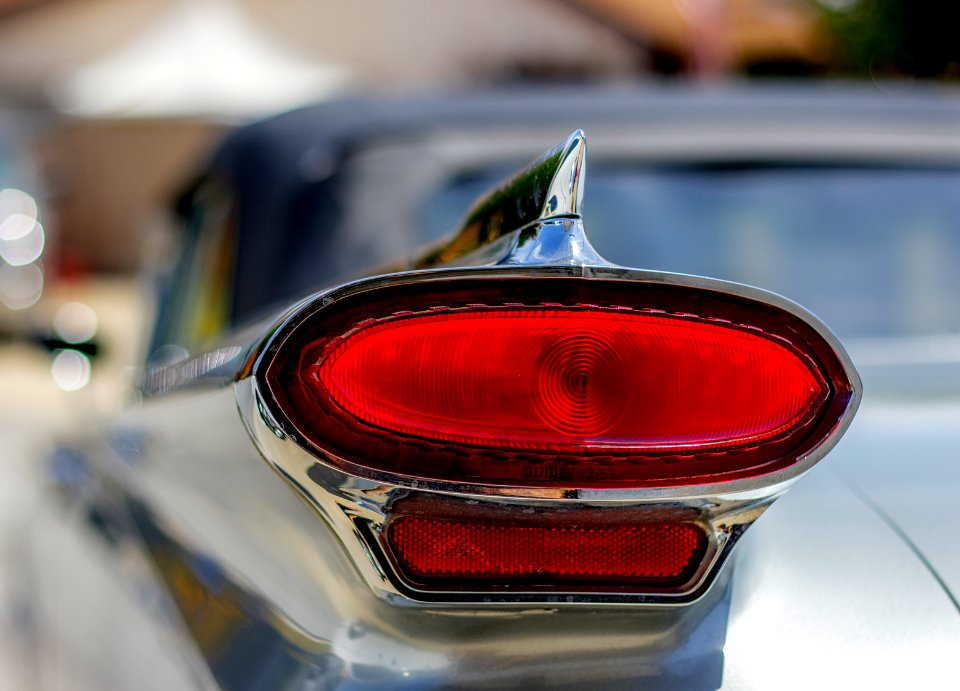 1959 Oldsmobile Dynamic 88 Convertible Coupe - Silver Mist Poly taillight
