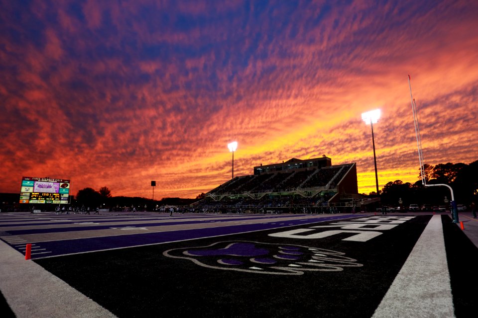sunset on the stripes