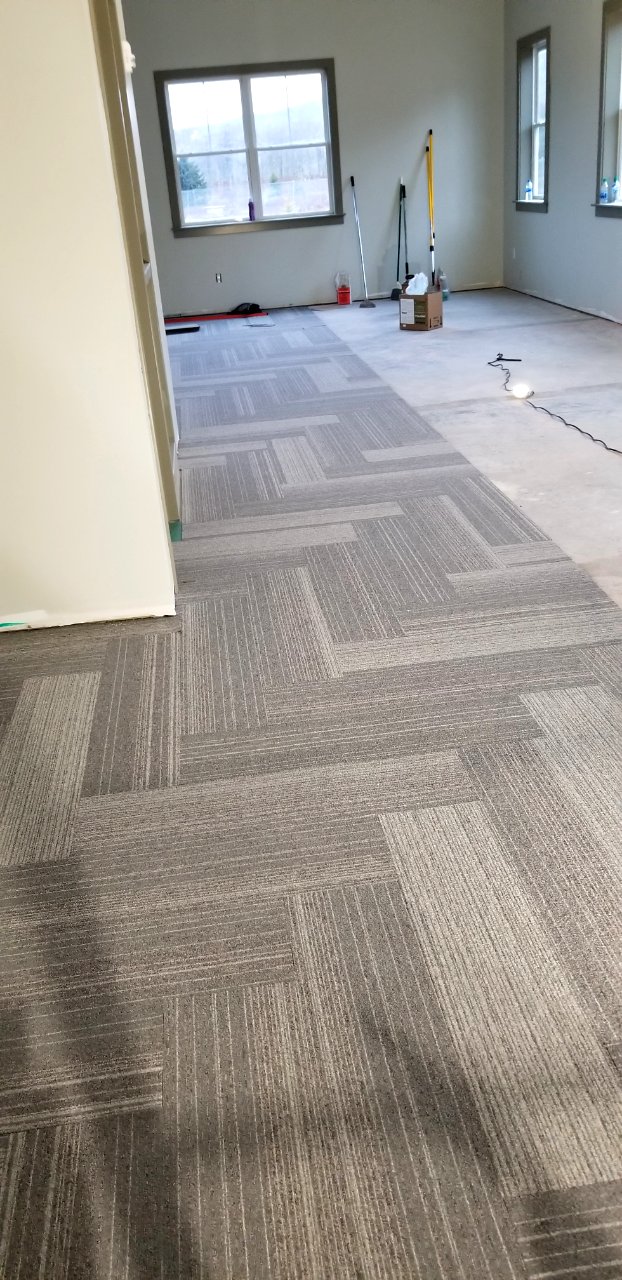 Canaan Valley National Wildlife Refuge Carpet install in open office north