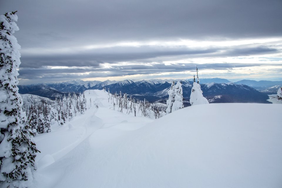 Mount Brown in Winter