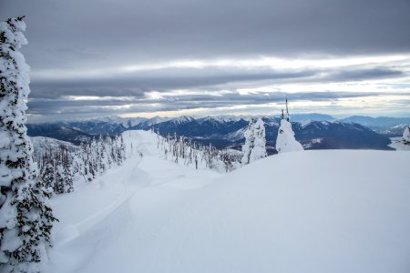 Mount Brown in Winter photo