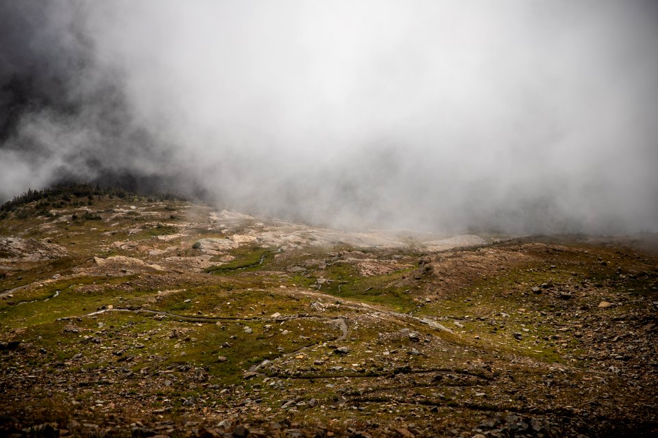 Clouds and Switchbacks