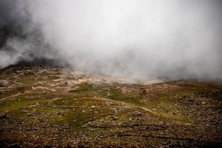 Clouds and Switchbacks photo