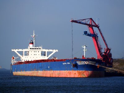 Port amsterdam crane photo