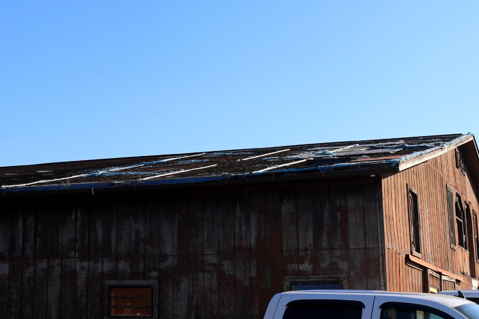 Back roof at BriMar Stables, Silvio O. Cnte NFWR