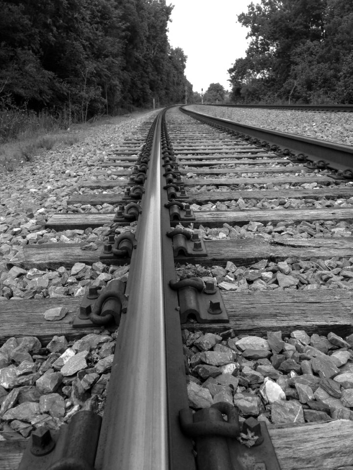 Journey perspective gray train