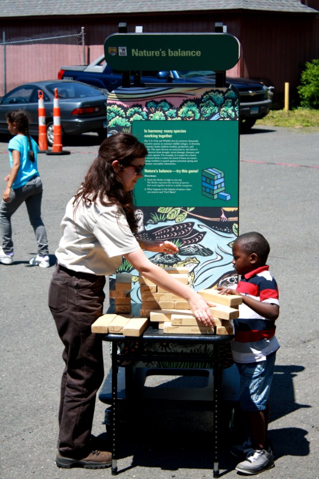 Refuge Employee and Child