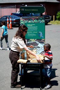 Refuge Employee and Child