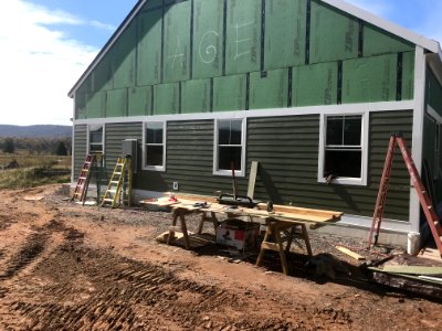 Canaan Valley National Wildlife Refuge -  siding on AV room