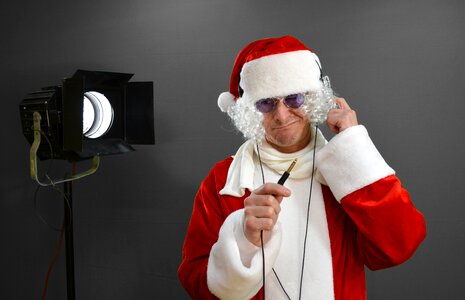 Nicholas santa claus headphones photo