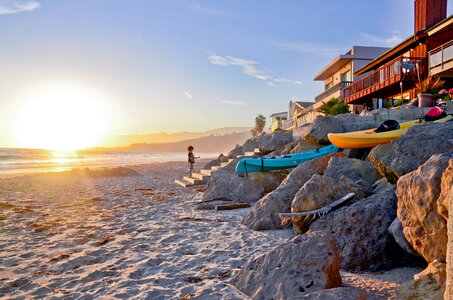 Sunset kid boats